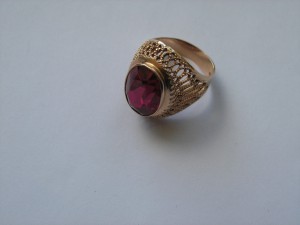 Перстень с корундом,583 пр.