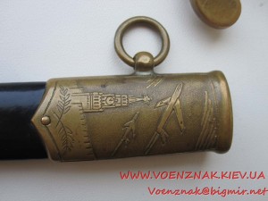 Кортик ВВС, ЗИК 1957г, №Д01621, анодированый