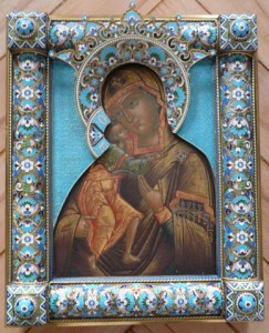 Икона (серебро, эмаль)