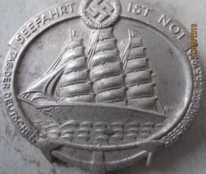 знак " День Флота и мореплавания " III Рейх