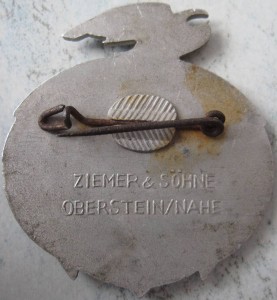 знак " День Флота и мореплавания " III Рейх