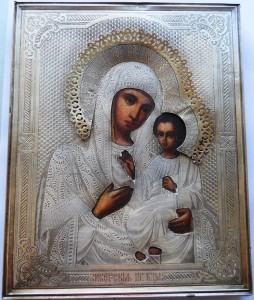 Икона Иверская Божья матерь 84. Киот.