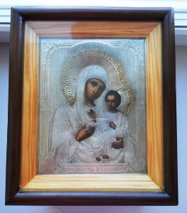 Икона Иверская Божья матерь 84. Киот.
