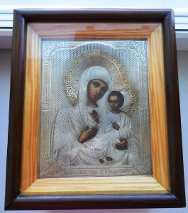 Икона Иверская Божья матерь 84. Киот.