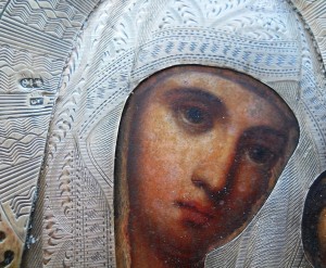 Икона Иверская Божья матерь 84. Киот.