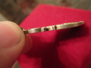 Спортивный жетон по конькобежному спорту 1907год.