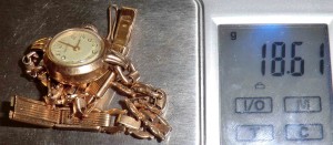 Золотые женские Волга, с браслетом, 583 проба