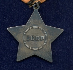 Орден Славы 3 ст на доке
