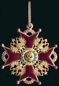 Св. Станислава 2ст Юлиус Кейбель для нехристиан лента короб