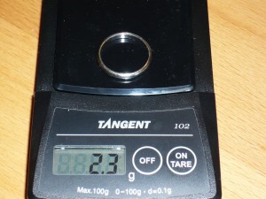 Обручальное кольцо. Палладий 850