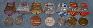 подборка Трудовых медалей  ( ТО, ТД , 300 лет флоту и Юб)