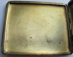 Портсигар серебро,эмаль! "Лошадь,собака..на охоту". КРАСОТА!