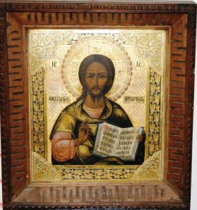 Икона СПАС Вседержитель в киоте