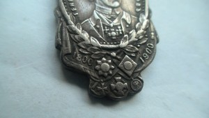 Жетон "100-летие памяти А.В. Суворова". Серебро. Не частый.