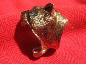 Кольцо "Голова тигра"