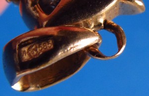 Подвеска "Котик" ЗОЛОТО 585 пр.