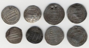 8 восточных монет говоряят вроде 12-13в.в. - серебро.