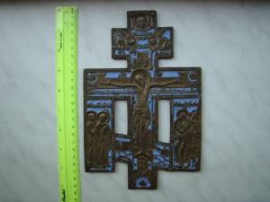 Крест (эмаль), 23х15.