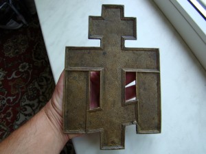 Крест (эмаль), 23х15.