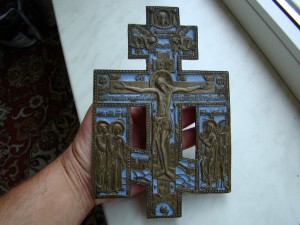 Крест (эмаль), 23х15.