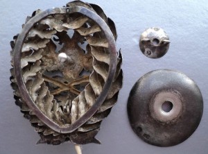 знак в серебре Ж.Д университета.