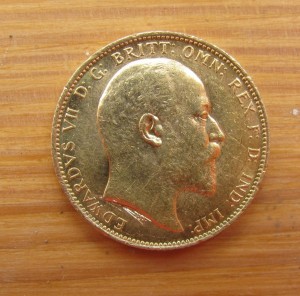 золото Англия Дукат 1904г