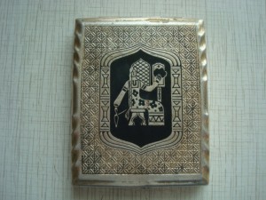 Портсигар Ткачиха.