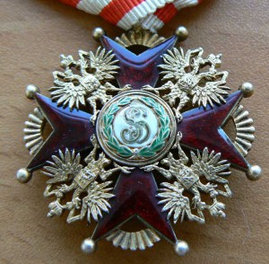 Орден Св Станислава 3 степени