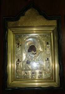 Почаевская БМ, 18 на 14, серебро, красивая
