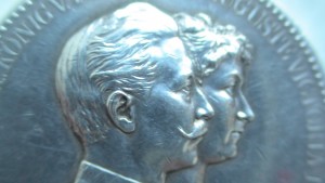 Настольная медаль Пруссия. Серебро