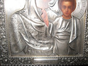 Казанская икона Божией Матери , серебро