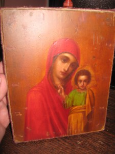 Казанская икона Божией Матери , серебро