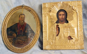 " И. Кронштадтский" + икона "Гос.Вседержитель"