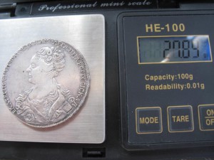 1 рубль 1726 г.