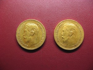 5 рублей 1897г 2шт