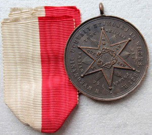 Польская медаль в память 50-летия восстания 1831 г.