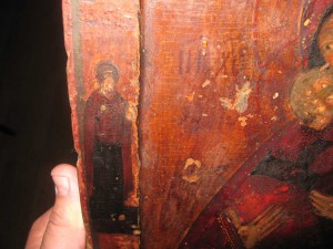 Владимирская Икона Божией Матери  (18 век , серебро )