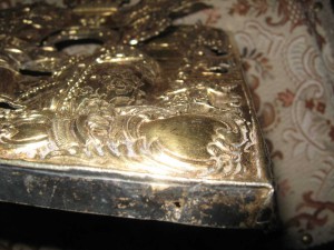 Владимирская Икона Божией Матери  (18 век , серебро )