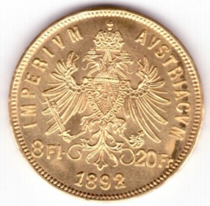 8 флоринов-20 франков