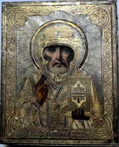 Святой Николай Чудотворец.серебро.