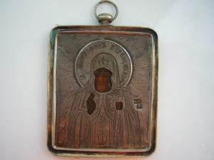 Миниатюра в сер.окладе______Митрофан Воронежский
