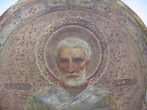Св.Мифодий.Учитель слова.Сусалка.Круглая 44см