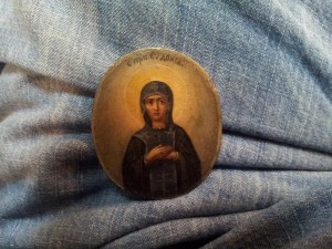 _________Евдокия - Икона . Серебро 84проба