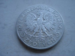 5 злотых 1933г.Польша