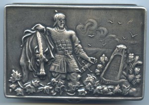 Табакерка Витязь на распутье.  Мстера.