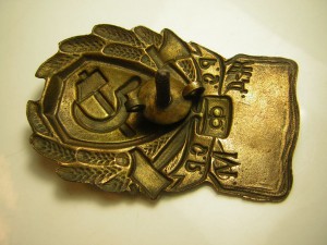 Нагрудный знак комсостава  ж/д милиции Р.С.Ф.С.Р ( 1920 гг.)