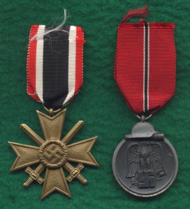 КВК 2 с мечами + За Зимнюю Кампанию на Востоке  1941/42г.г.