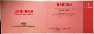 СПОРТ - Грамоты и Дипломы (14 шт. на одну спортсменку)