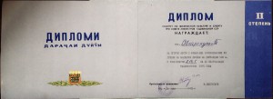 СПОРТ - Грамоты и Дипломы (14 шт. на одну спортсменку)
