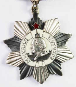 Орден "Кутузова" 2-й степени. на подвесной колодке. Серебро.